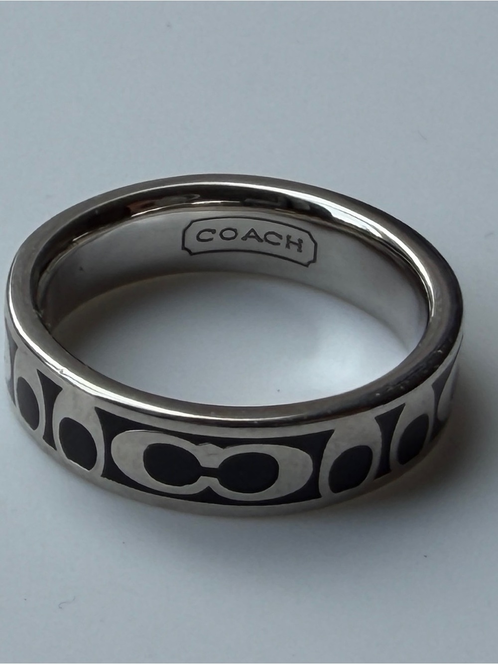Never Used Coach C Signature Ring